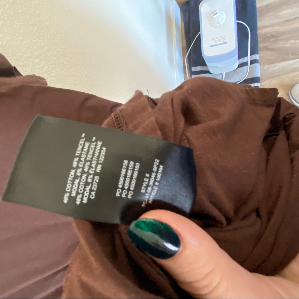 Aritzia Babaton Covet Mini Dress - Chocolate Brown - Size Large - Picture 7 of 7
